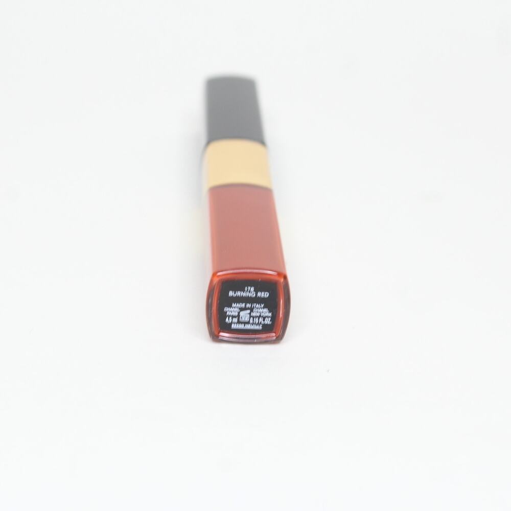 CHANEL 176 Burning Red Le Rouge Duo Ultrawear Liquid Lip Colour New No Box - Picture 4 of 5